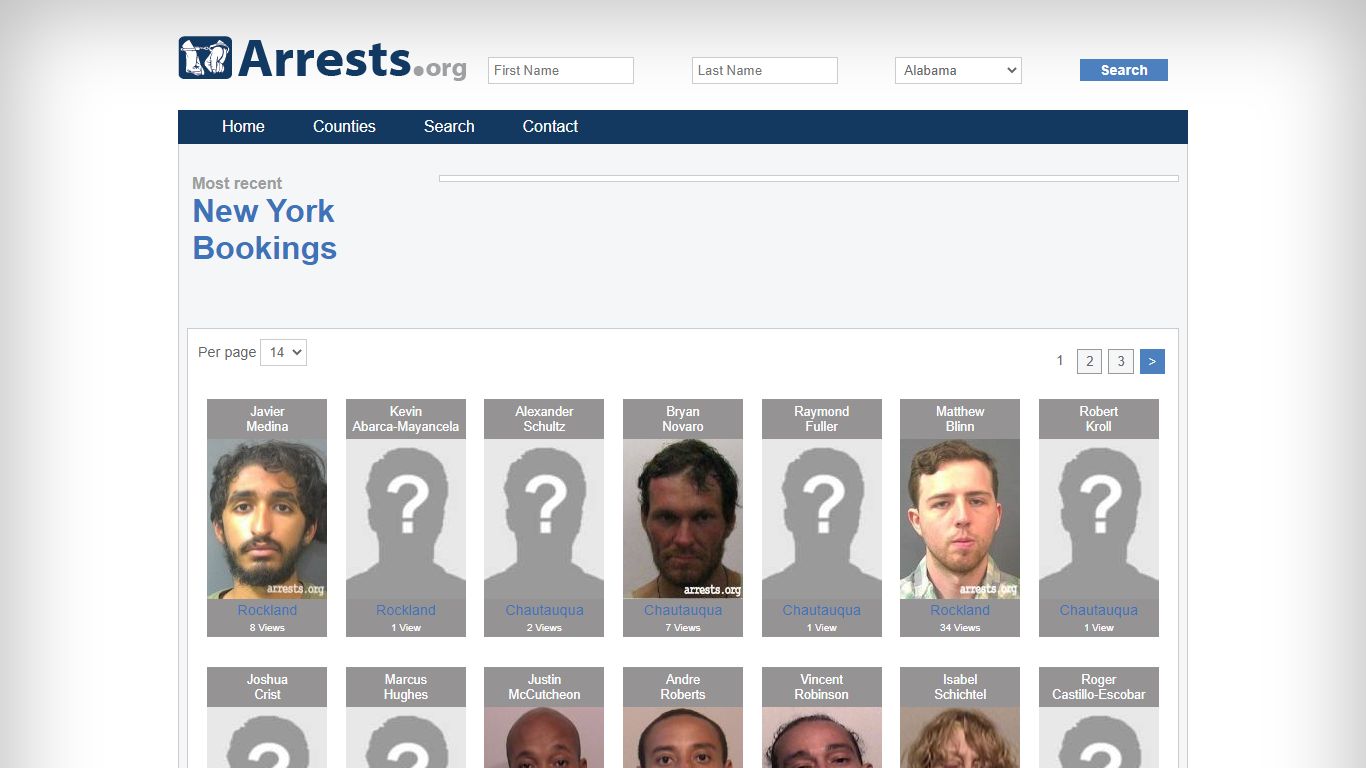 New York Arrests and Inmate Search